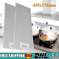 2x Metallfettfilter Hinten