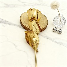 High-End-Gold Farbe Rose Blume