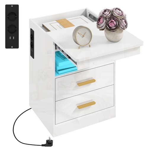 Nachttisch mit led - nachttisch,
