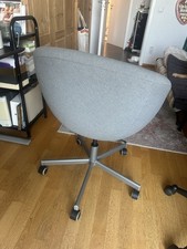 IKEA SKRUVSTA Schreibtischstuhl Drehstuhl Bürostuhl Sessel, Hell-grau