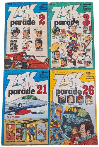 Zack parade taschenbücher - zack,