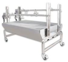 Edelstahl Spanferkelgrill