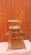 alte  antiker Holz Kinderstuhl