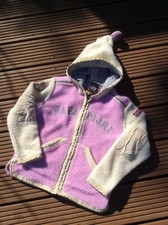 Napapariji, Teddyjacke mit Reißverschluss in rosa, Größe 10, Mädchen