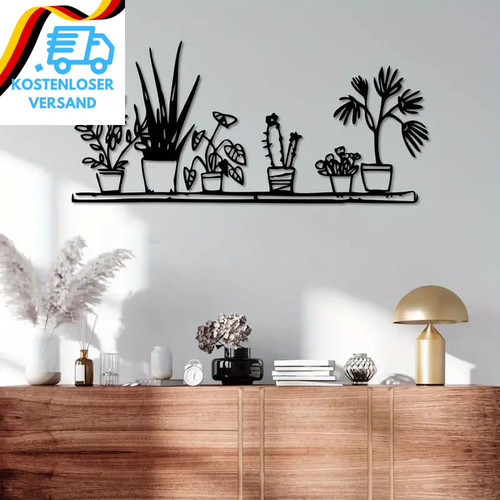 Metall blumen wand - metall, kunst