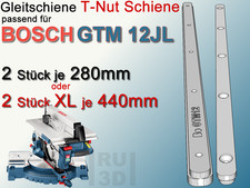 T-Nut Schiene, Gleitschiene