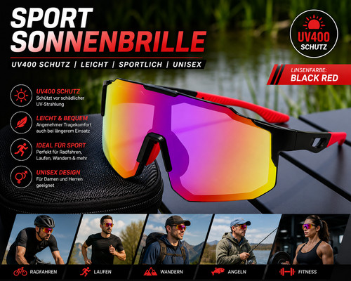 Uv400 sport sonnenbrille - sport,