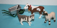 SCHLEICH 3 Tiere Kuh Kalb