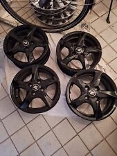 Schwarze RC Alufelgen und