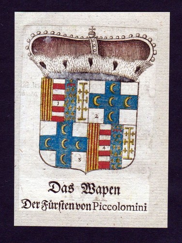1750 piccolomini wappen adel - 1750,