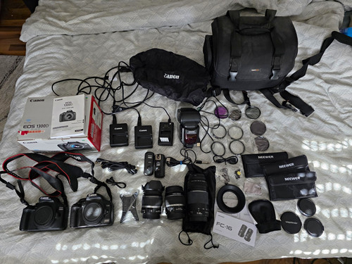 Kamera set canon eos - set,