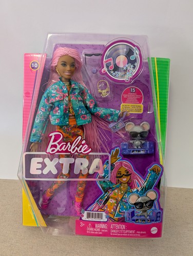 Barbie extra afro rosa - extra,