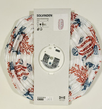 IKEA Solvinden Hängeleuchte oval Korallenmuster Solarleuchte 60cm 305.144.99 NEU