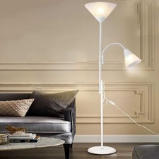 Stehlampe mit leselampe Stehlampe Wohnzimmer Deckenstrahler Lesearm Standleuchte