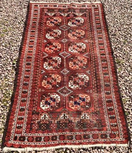 Original antiker tekke teppich - original,