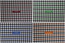 PORSCHE "Pepita" Sitzstoff Auto Polster Mehrfarbig Hahnentritt BMW - Schaumstoff