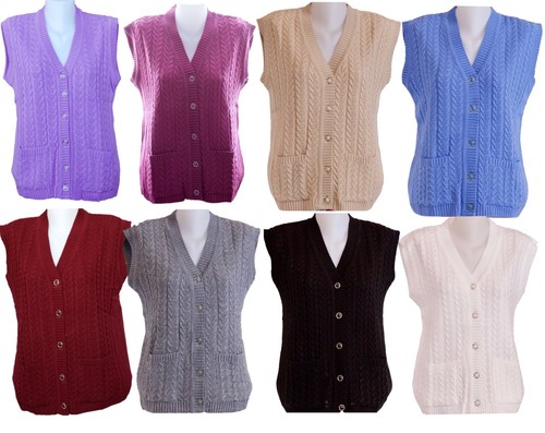 Damen strickweste 8 farben - ,,