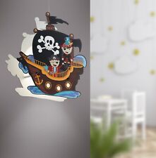 SAN CARLO Pendelleuchte Kinder Piratenleuchte Kinder Lampe