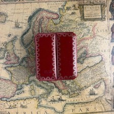 Große Must de Cartier Uhren Box, Butterfly, rot, guter Zustand, vintage