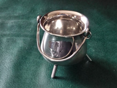 Massiver silber kesselform - silber,