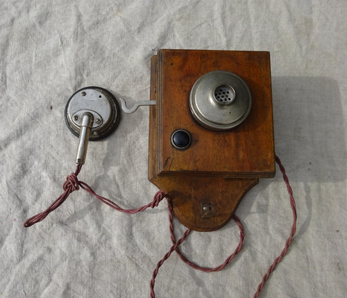 Altes holz wandtelefon - (, )
