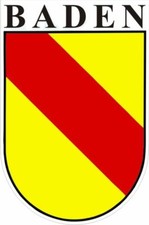 Baden Wappen Aufkleber PKW