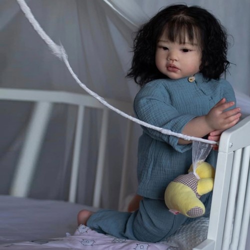 Painted reborn baby - reborn, doll