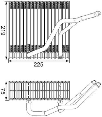 Mahle 000s evaporator - 38,