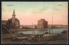 Dortmund, Dampfer am Hafen