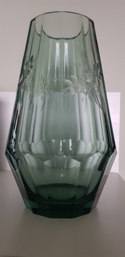 Art deco kristall vase - art,
