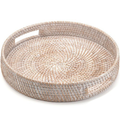 Rattan serviertablett - rattan,