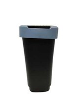 Rotho Twist Schwingdeckeleimer 10 Liter mit Scharnierdeckel aus Kunststoff