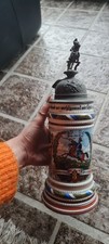 Reservistenkrug Bierkrug Mit Zinndeckel