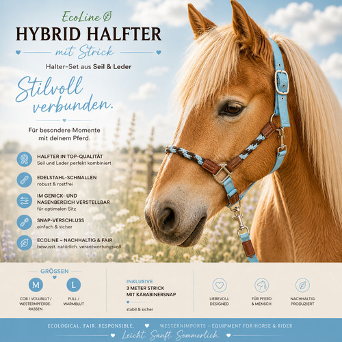 Ecoline hybrid halfter - ecoline, mit