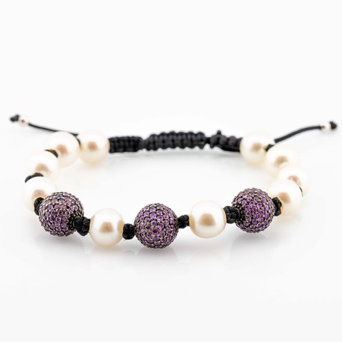 Armband mit zuchtperlen und - mit,