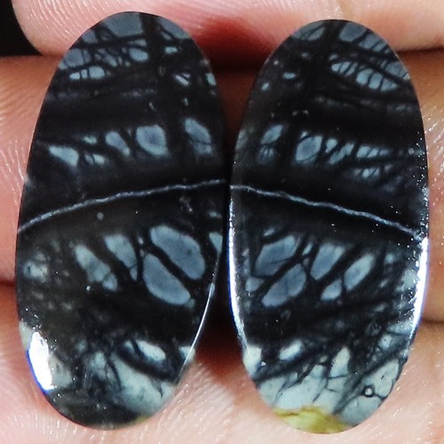 Natural picasso jasper paar - natural,