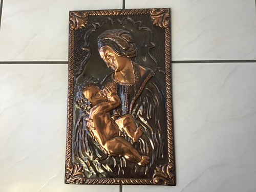 Madonna mit kind metall 57 - madonna,