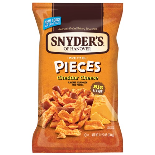 Snyders cheddar cheese pretzel - snyders,