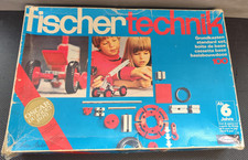 fischertechnik Grundkasten 100- OVP mit Anleitung 1970er- Vintage