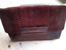 Damen Handtaschen Vintage mit Kroko Optik