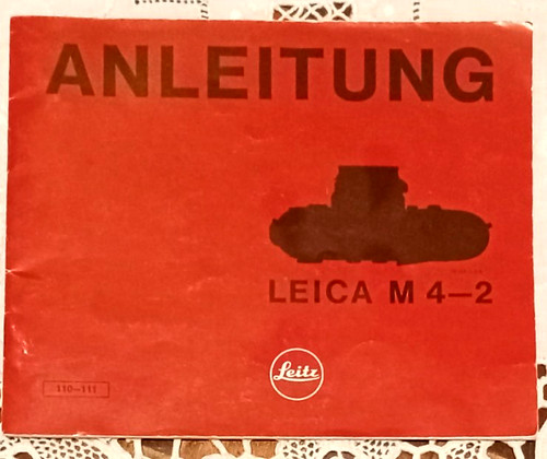 Leica bedienungsanleitung - m4-2,