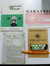 Original Papiere Kreidler Florett Mofa Moped Betriebsanleitung Brief