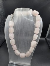 Rosenquarz Kette  20 bis 12mm