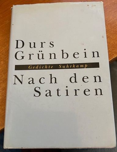 Durs grünbein nach den - durs,