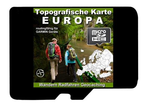 Europa topografische karte - europa,