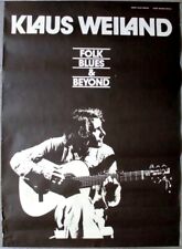 WEILAND, KLAUS - 1977 - Plakat - Folk - Blues - In Concert Tour - Poster