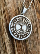 Weltenbaum Yggdrasil Lebensbaum Mittelalter nordischer Schmuck Freya Frau K12.14