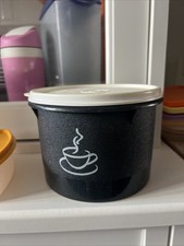Tupperware Kaffeedose schwarz