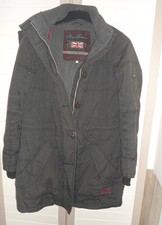 SOCCX DAMEN PARKA WINTERJACKE MIT KAPUZE ANTRAZIT GR.M
