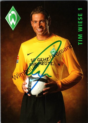 Original autogramm tim wiese - autogramm,